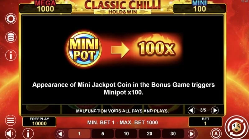 Classic Chilli Hold & Win - lancering af Hold & Win-runden