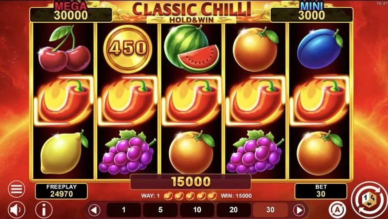 Classic Chilli Hold & Win - fast Jackpot på symbolet